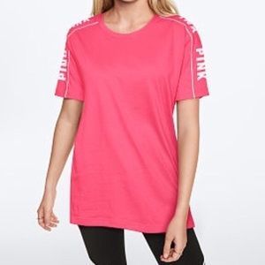 Nip vs pink campus tee candy pink